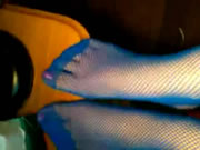 아시아 망사 스타킹 창녀 자위와 신음